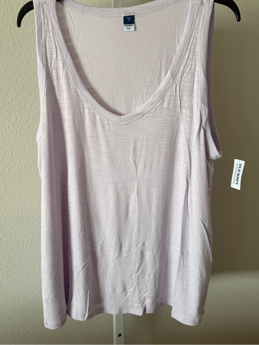 NWT Old Navy Women's Light Lavender Luxe Sleeveless Tank Top